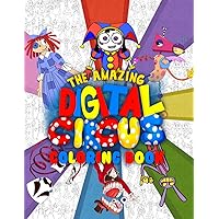 Amazing Circus Coloring Book: Color your Favorite Characters With Many One Sided JUMBO Illustration Digital’s Pages for Children Kids Girls Boys & Adults