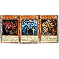 YuGiOh Legendary Decks II Ultra Rare Yugi's God Card Set LDK2-ENS01, LDK2-ENS02 & LDK2-ENS03