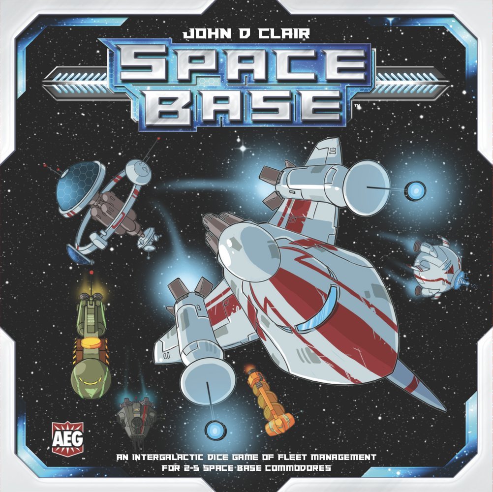 Alderac Entertainment Group (AEG) Space Base - Board Game, Dice Game, Build the Best Galactic Port, Heavy Interaction, 2 to 5 Players, 60 Minute Play Time, for Ages 14 and Up