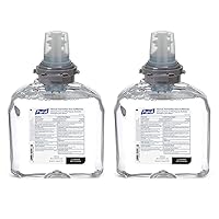 Purell Advanced Green Certified Instant Hand Sanitizer Foam, 1200 mL Hand Sanitizer Foam Refill TFX Touch-Free Dispenser (Pack of 2) - 5391-02