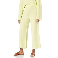 The Drop Women's Bernadette Pull-on Loose-fit Cropped Sweater Pant