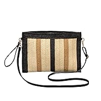 YYW Straw Tote Bag Women Hand Woven Large Casual Handbags Hobo Straw Beach Bag with Lining Pockets for Daily Use Beach Travel