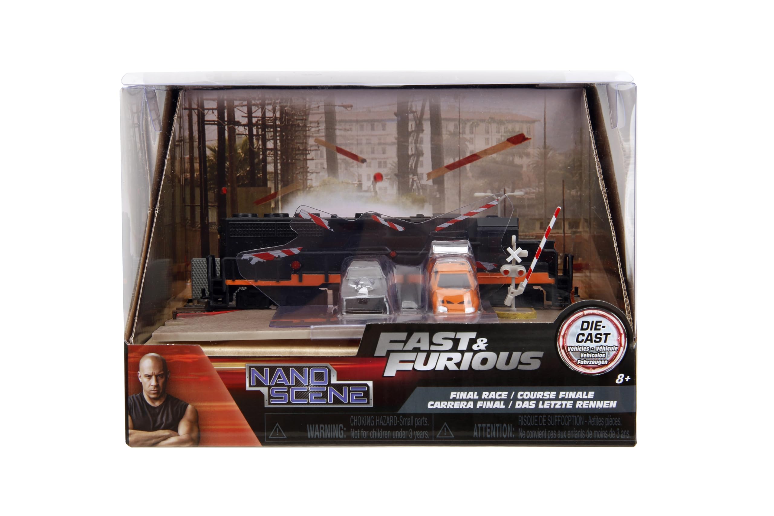 Fast & Furious Final Race Train Nano Scene & 2 1.65