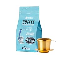 Premium Vietnamese Coffee Bundle - Best-Ranked Beans & Drip Filter Set for Rich Flavor - Ideal Gift for Coffee Lovers - Portable & Durable Design - Authentic Brewing Experience Included