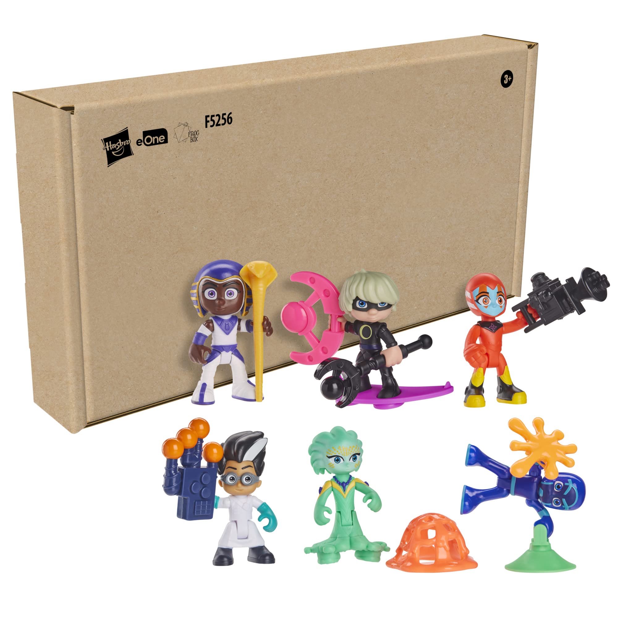 PJ Masks Ultimate Villain Collection Preschool Toy, Figure Set with 6 Action Figures and 11 Accessories for Kids Ages 3 and Up (Amazon Exclusive)