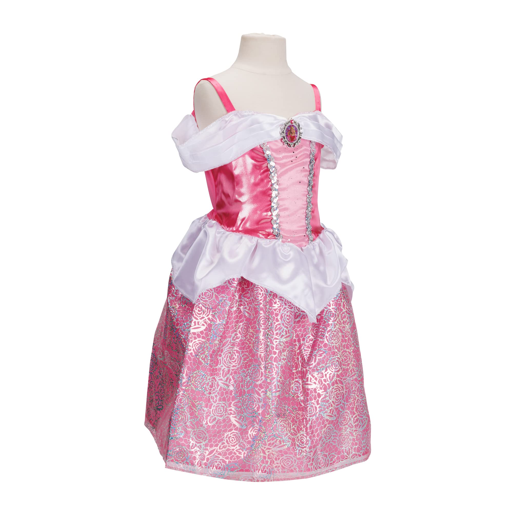 Disney Princess Aurora Dress Costume for Girls, Perfect for Party, Halloween Or Pretend Play Dress Up