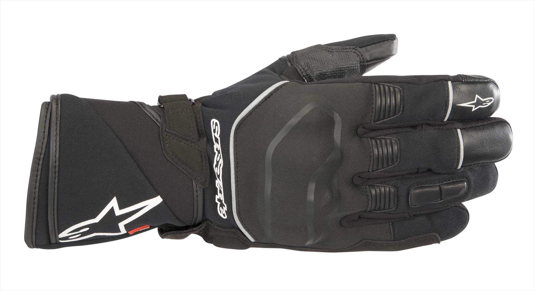 Alpinestars Men's Andes Touring Outdry Waterproof Motorcycle Riding Glove, Black, Small