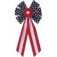 amscan American Flag Six-Loop Bow Party Supplies, 28