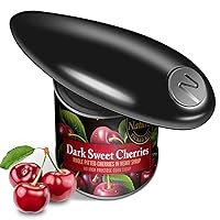 One Touch Battery Operated Electric Can Opener Open Almost Can Smooth Edge, Electric Can Openers for Kitchen Food-Safe Magnetic Catches Cover, Electric Can Opener for Seniors, Arthritis, and Chef