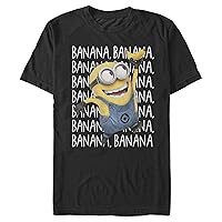 Despicable Me Men's Minions Dave Soaring Banana Dance Funny Graphic Tee