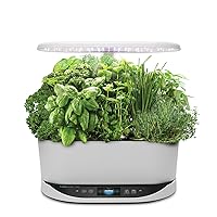 AeroGarden Bounty - Indoor Garden with LED Grow Light, WiFi and Alexa Compatible, White