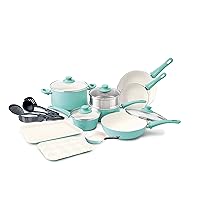 GreenLife 16pc Set + Muffin Pan and Cookie Sheet