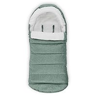UPPAbaby CozyGanoosh Footmuff / Easily Attaches to UPPAbaby Strollers + RumbleSeat / Ultra-plush, Weather-Proof / Gwen (Green Mélange)