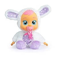 Cry Babies Goodnight Coney - Sleepy Time Baby Doll with LED Lights and Lullabies, White