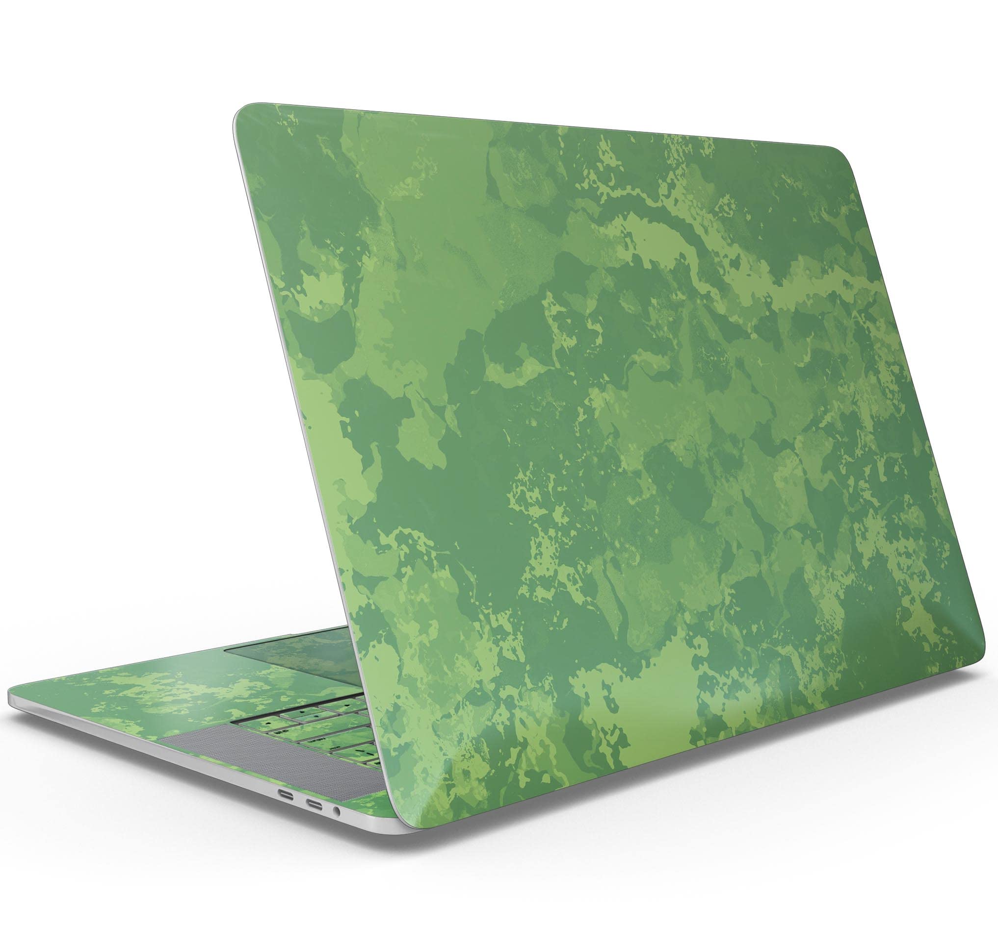 Design Skinz Veil CAMO - Spectre GreenFull-Body Wrap Scratch Resistant Decal Skin-Kit Compatible withMacBook Pro 13