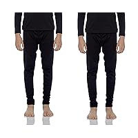 Rocky Boy's Thermal Bottoms (Long John Base Layer Underwear Pants) Insulated for Outdoor Ski Warmth/Extreme Cold Pajamas