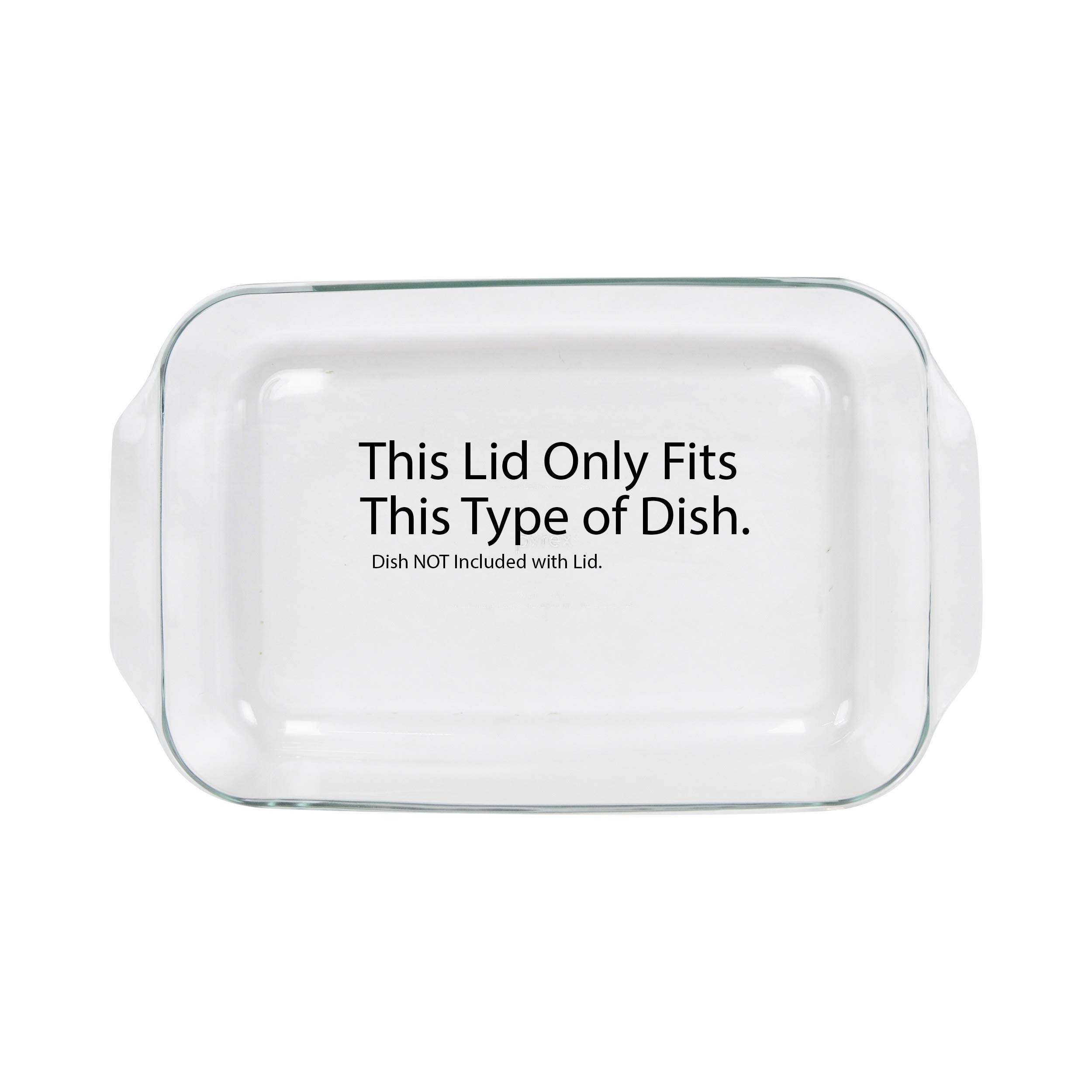 Pyrex 233-PC 3qt Red Replacement Food Storage Lid, (Only Fits Pyrex 233 Glass Dish NOT Pyrex C-233 Dish) Made in the USA