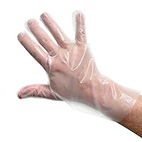 TIDI Poly Gloves ― Medium ― 1000 Disposable Food Prep Gloves ― Food Handling ― Restaurants ― School Lunches ― Bakeries ― Hobbies ― Crafts ― Beauticians ― Gardening ― Photography ― Printing (10472)