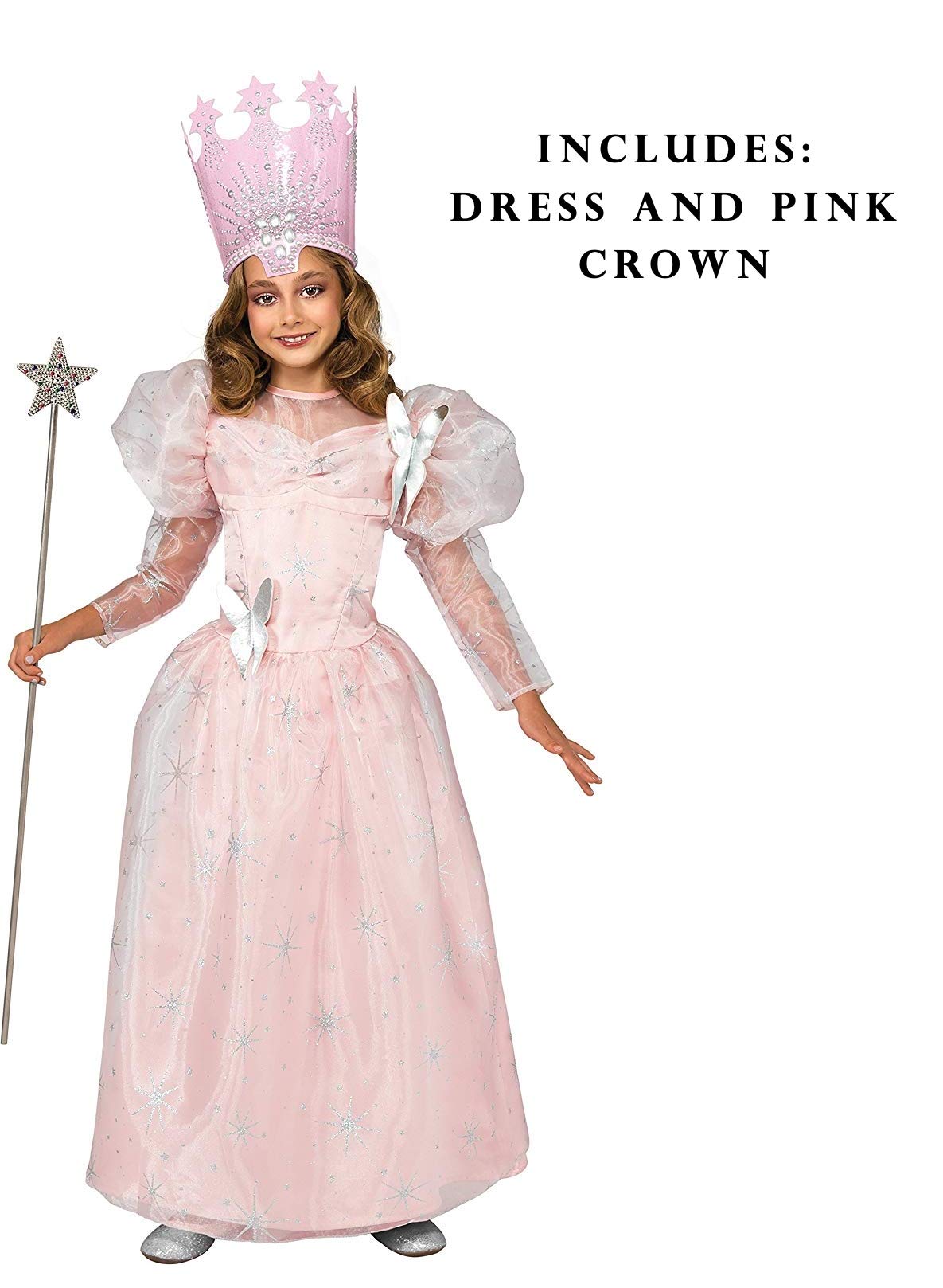 Rubie's Child's Wizard of Oz Deluxe Glinda The Good Witch Costume
