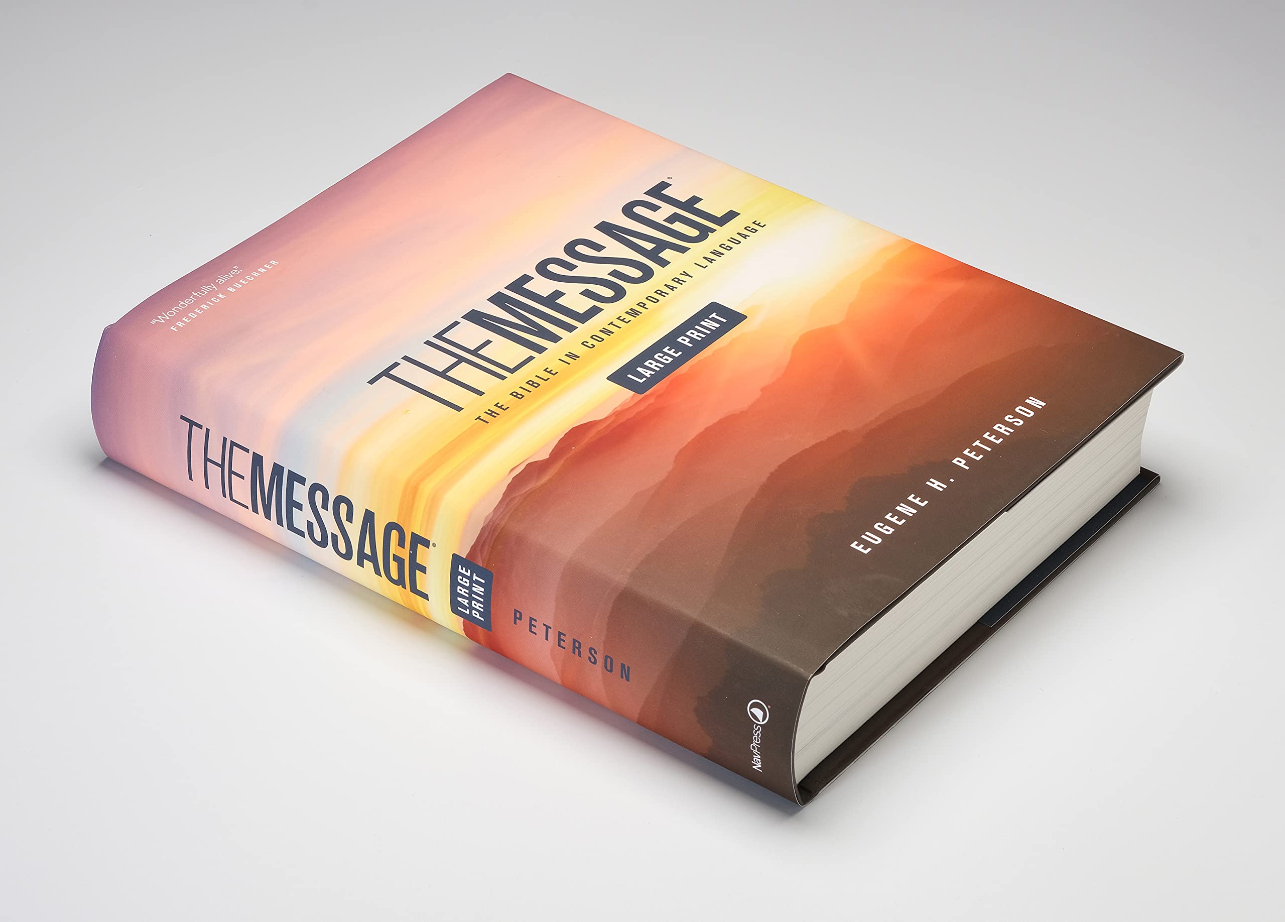 The Message Large Print (Hardcover): The Bible in Contemporary Language