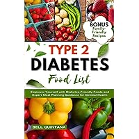 Type 2 Diabetes Food List: Empower Yourself with Diabetes-Friendly Foods and Expert Meal Planning Guidance for Optimal Health (Bonus: Family-Friendly Recipes) Type 2 Diabetes Food List: Empower Yourself with Diabetes-Friendly Foods and Expert Meal Planning Guidance for Optimal Health (Bonus: Family-Friendly Recipes) Paperback Kindle