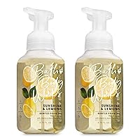 Bath & Body Works Sunshine & Lemons Foaming Hand Soap 8.75 oz, 259 ml each (Set of 2)