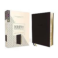NRSVue, Holy Bible with Apocrypha, Journal Edition, Leathersoft, Black, Comfort Print NRSVue, Holy Bible with Apocrypha, Journal Edition, Leathersoft, Black, Comfort Print Imitation Leather