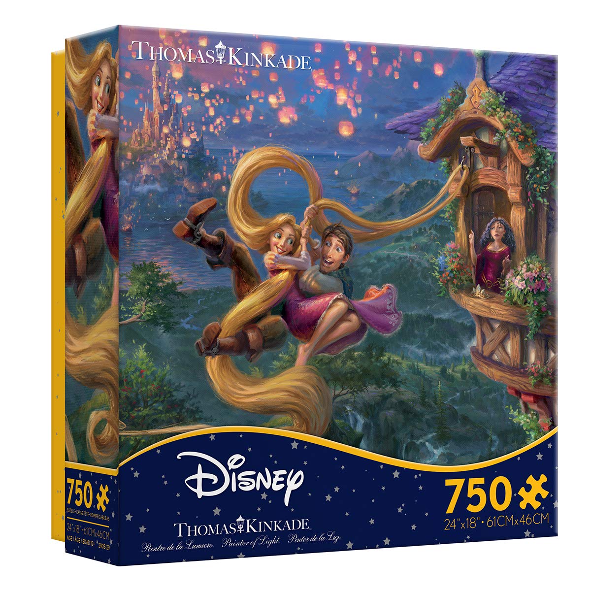 Ceaco - Thomas Kinkade - Disney Dreams Collection - Tangled - 750 Piece Jigsaw Puzzle