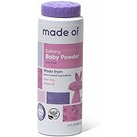 Organic Baby Powder - Organic Corn Starch Baby Powder for Sensitive Skin - NSF Organic Certified - Made in USA - 3.4oz