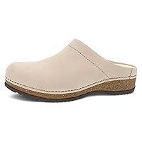 Dansko Mariella Slip-on Mule Clog - Dual-Density Cork/EVA Midsole and Lightweight Rubber Outsole Provide Durable and Comfortable Ride on Patented Stapled Construction
