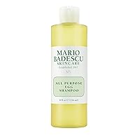 Mario Badescu All Purpose Egg Shampoo for All Hair and Skin Types | Shampoo and Body Wash that Cleanses and Nourishes |Formulated with Egg White Proteins