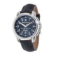 Maserati Watch R8851121003 Man Blue Skin Tachometer