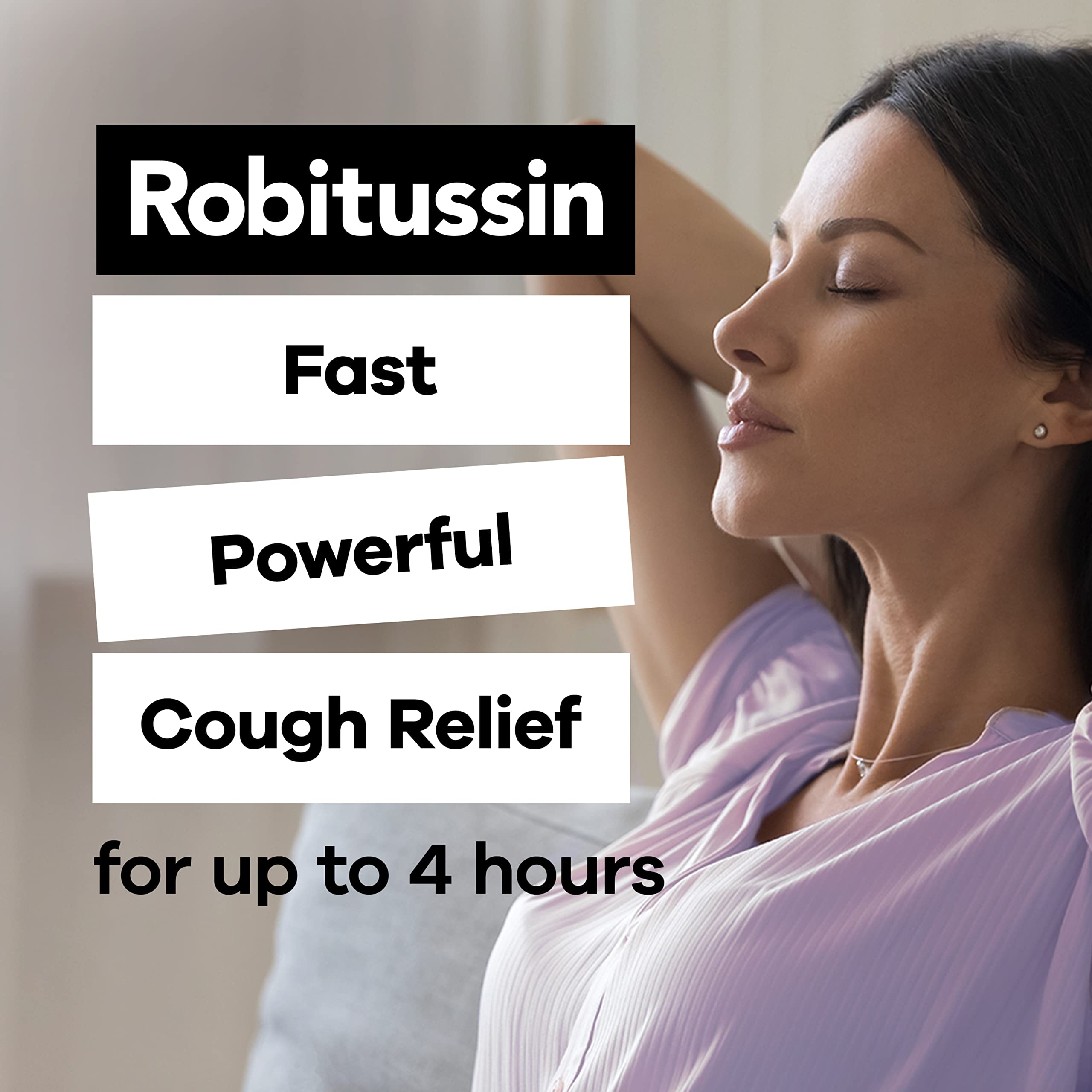Robitussin Maximum Strength Elderberry Cough Plus Chest Congestion DM, Cough Suppressant for Adults, Providing Non Drowsy Liquid Cough and Chest Congestion Relief - 2x8 Fl Oz