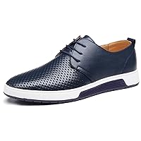 Men's Casual Oxford Shoes Breathable Flat Fashion Sneakers