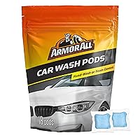 Armor All Car Wash Pods, Pre-Measured, Dissolvable, Super-Concentrated Formula, 18 Count