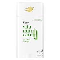VitaminCare+ Aluminum Free Deodorant Stick Cucumber & Melon for 72H Odor Protection Breathable Deodorant for Women 2.6 oz