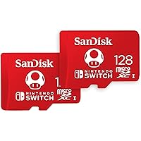 SanDisk 128GB 2-Pack microSDXC Card, Licensed for Nintendo Switch (2x128GB) - SDSQXAO-128G-GN6Z2