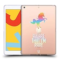 Head Case Designs Rare Unicorn Sparkle Soft Gel Case Compatible with Apple iPad 10.2 (2019)/(2020)/(2021)