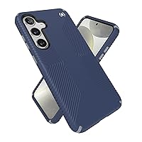 Speck Presidio 2 Grip Samsung Galaxy S24+ Case - Drop & Camera Protection, Soft-Touch Secure Grip, Wireless Charging Compatible, Shock Absorbant, Galaxy S24+ Case - Coastal Blue
