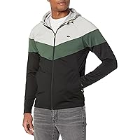 Lacoste Men's Colorblock Zip Up Hooded Sweatshirt