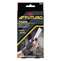 FUTURO Deluxe Thumb Stabilizer, Improves Stability, Moderate Stabilizing Support, Small/Medium