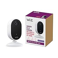 WiZ Indoor Security Camera - 1080p HD Video - Full-Duplex Audio - Activate with Motion - Control with App - Works with Alexa- Google Assistant and Siri Shortcuts- Bluetooth Compatible- No Hub Required