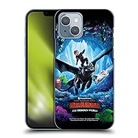 Head Case Designs Officially Licensed How to Train Your Dragon Hiccup, Toothless & Light Fury 2 III The Hidden World Hard Back Case Compatible with Apple iPhone 14