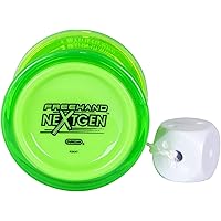 Duncan Toys Freehand Nextgen Yo-Yo [Neon Green], Unresponsive Pro Level Yo-Yo, Concave Bearing, Standard Counterweight Included