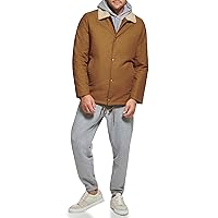 Calvin Klein Men's Sherpa Lined Cotton Coach Jacket