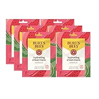 Burt's Bees Hydrating Sheet Mask with Watermelon, Pack of 6