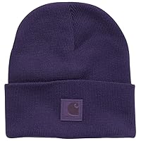 Carhartt Kid's CB8995 Knit Watch Hat (Tonal Label) - Toddler One Size Fits All - Crown Jewel