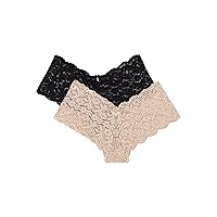 Smart & Sexy Women's Signature Lace Cheeky Panty 2 Pack