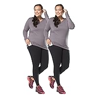 No Nonsense Women’s Leggings with Pockets, High Waisted Soft Cotton Leggings