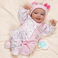 BABESIDE Lifelike Reborn Baby Dolls - Leen, 20-Inch Lovely Awake Realistic-Newborn Baby Dolls Soft Body Real Life Baby Dolls Girl with Gift Box for Kids Age 3+